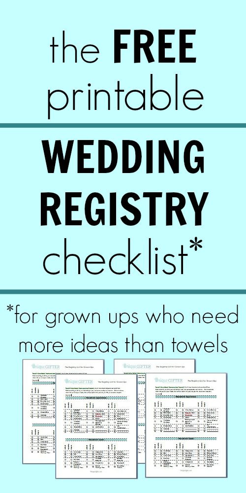 Where To Register For Wedding Gifts
 Weddings What to Register for if You Have Everything