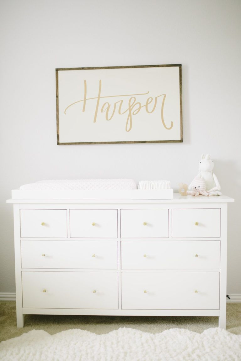 White Dresser For Baby Room
 Harper s Floral Whimsy Nursery White Nursery