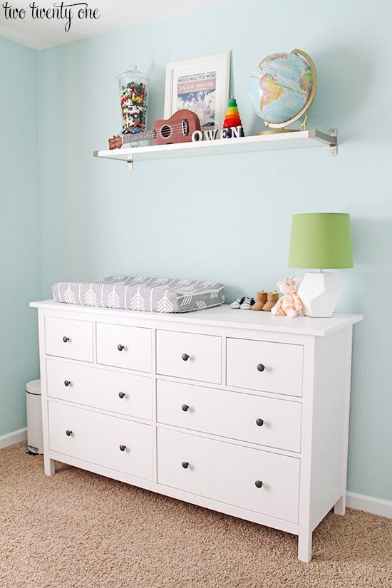 White Dresser For Baby Room
 Nursery Dresser Organization