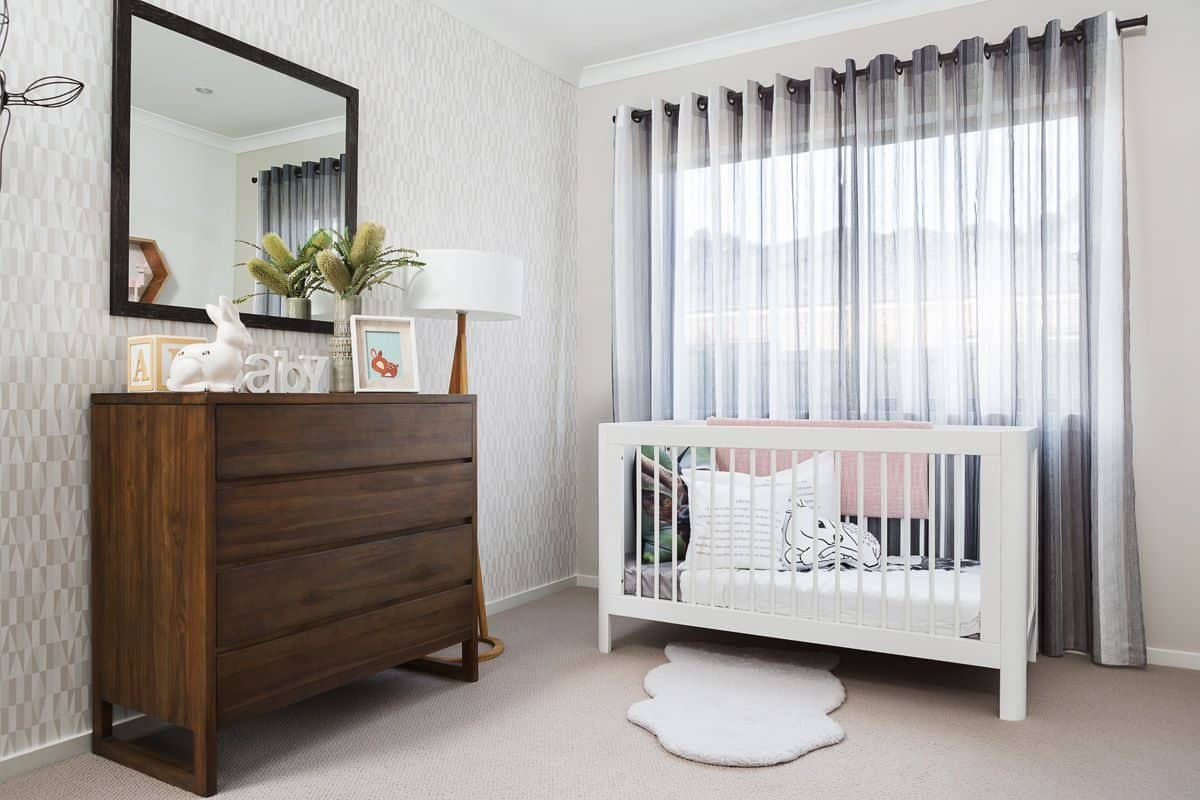 White Dresser For Baby Room
 Baby Nursery Using Wooden Dresser And White Crib Also