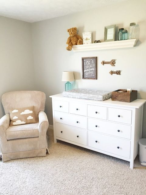 White Dresser For Baby Room
 Gender Neutral Nursery Reveal the girl in the red shoes