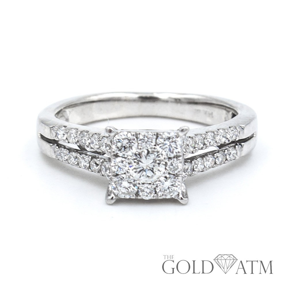 White Gold Diamond Engagement Ring
 14K White Gold Diamond Engagement Ring from Zales The