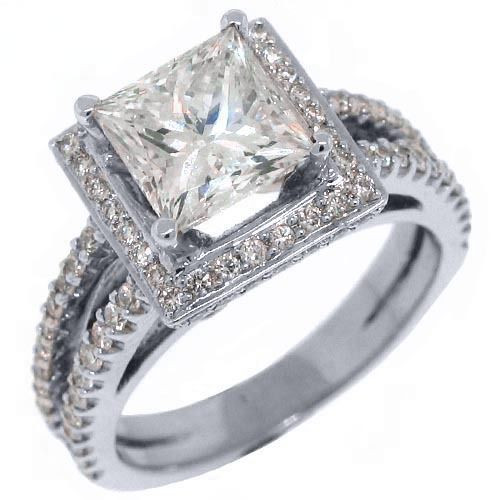 White Gold Diamond Rings For Women
 3 1 CARAT WOMENS DIAMOND ENGAGEMENT WEDDING HALO RING