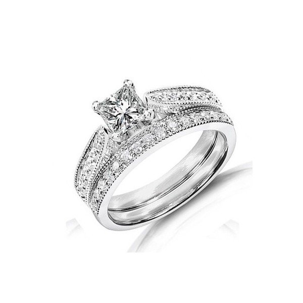 White Gold Wedding Rings Sets
 Cheap White Gold Wedding Rings Sets Wedding and Bridal