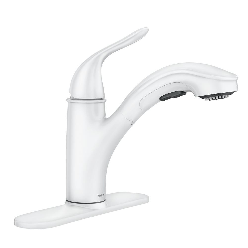 White Kitchen Faucets Home Depot
 White Kitchen Faucets Pull Out