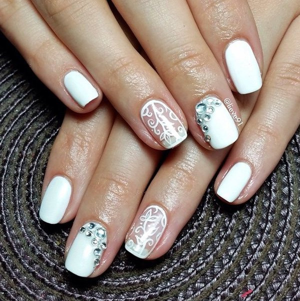 White Nail Art
 60 Beautiful White Nail Art Designs and Ideas to Try Now