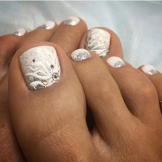 White Toe Nail Designs
 White Toe Nail Art Источник manikurika