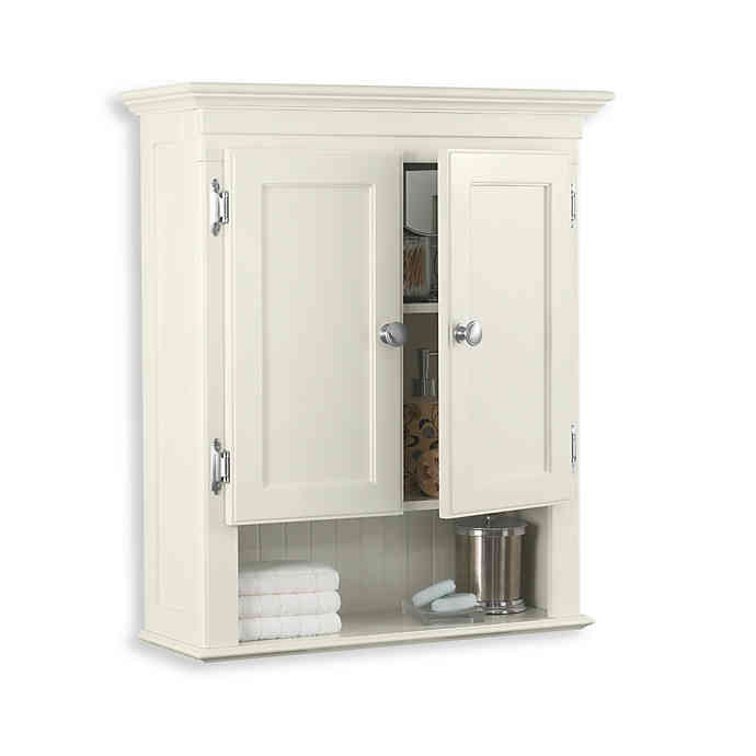 White Wall Mounted Bathroom Cabinet
 Fairmont Wall Mounted Cabinet in White