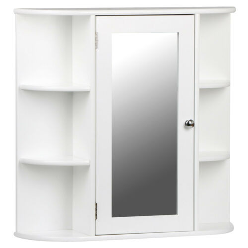 White Wall Mounted Bathroom Cabinet
 White Wooden Mirrored Bathroom Cabinet Wall Mounted