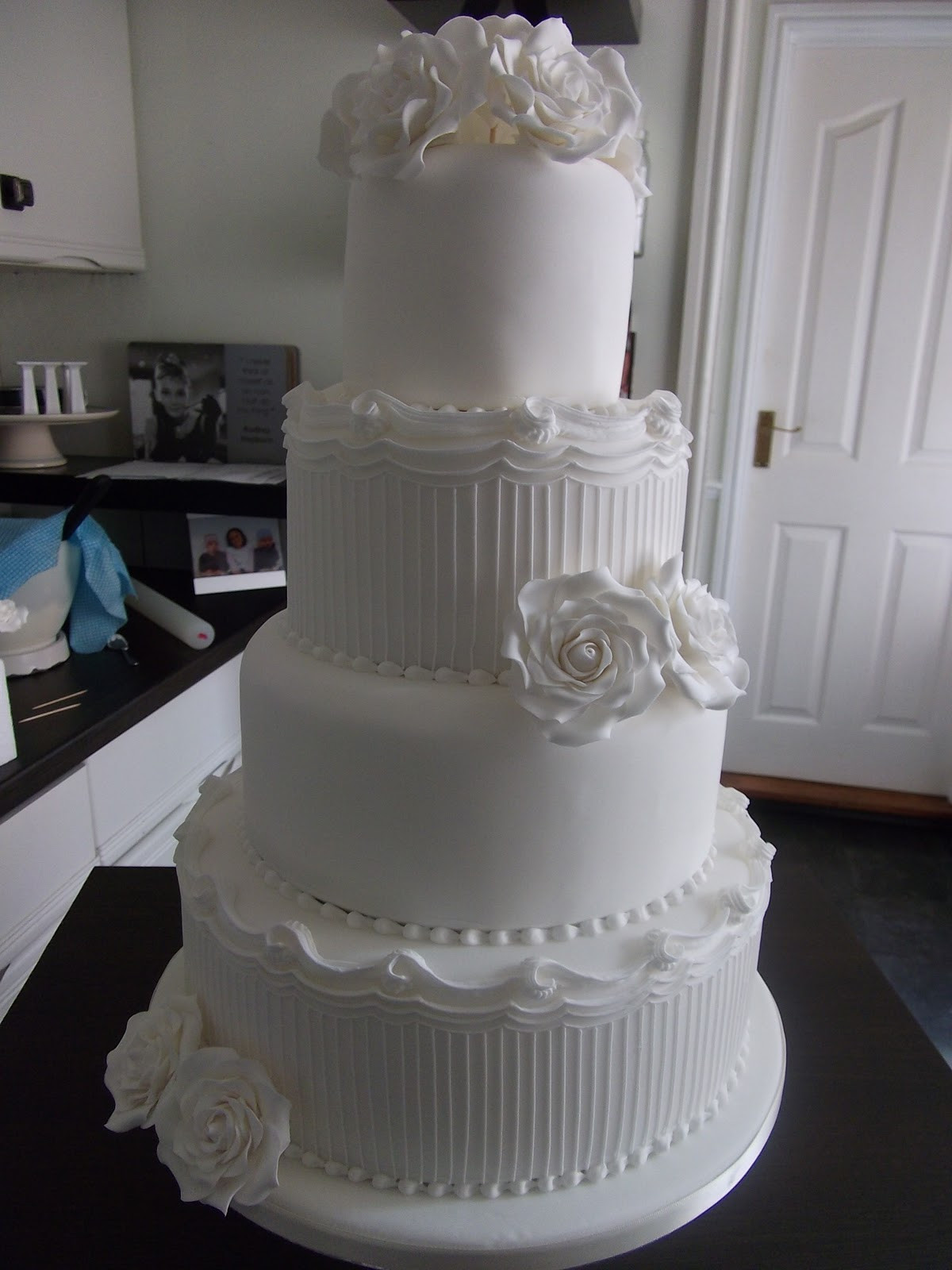 White Wedding Cakes
 The LILY ROSE Cake Co White Wedding Cake