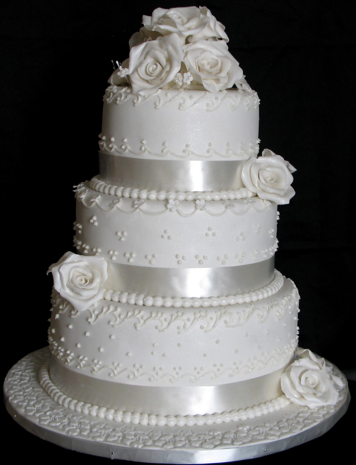 White Wedding Cakes
 Sugarcraft by Soni November 2011