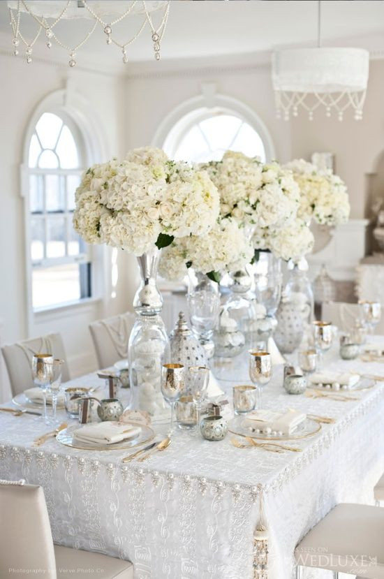 White Wedding Decorations
 20 Pure White Wedding Decor Ideas for Romantic Wedding