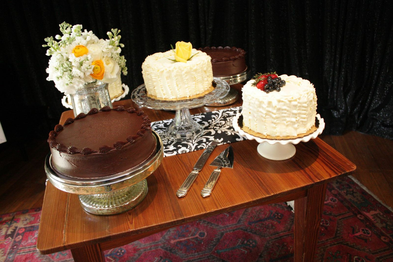 Whole Foods Wedding Cake
 Amy in Austin Wedding Reception