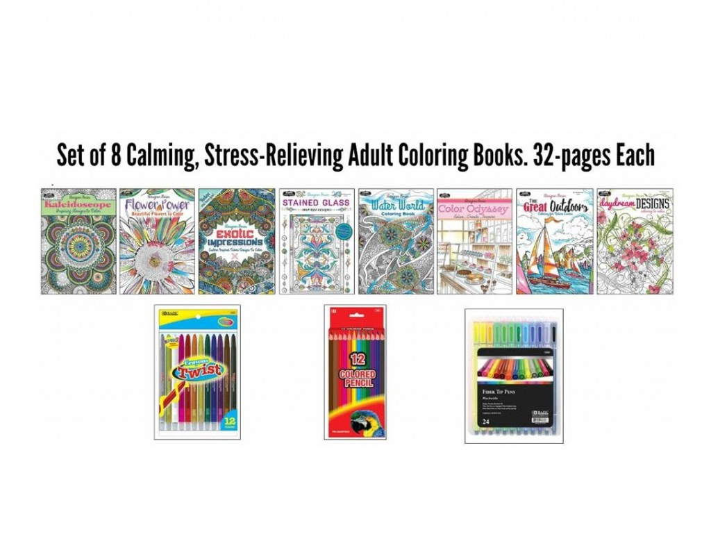 Wholesale Adult Coloring Books
 Adult Coloring Book Wholesaler Mazer Wholesale