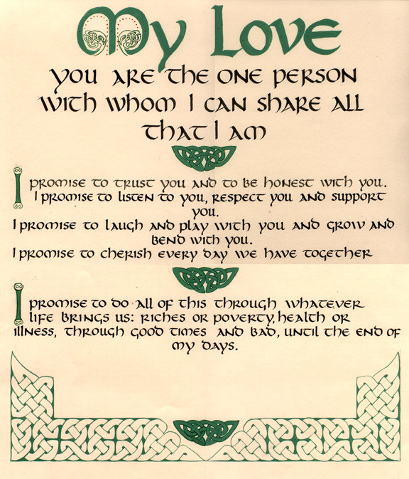 Wiccan Wedding Vows
 Wedding Certificates Quaker and Others
