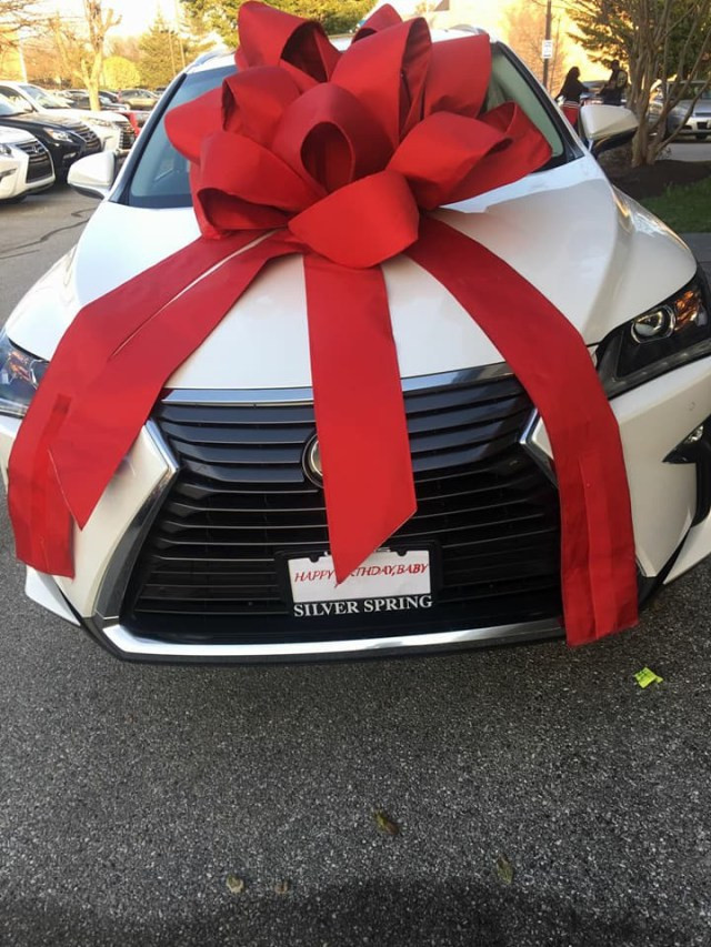 Wife Birthday Gift Ideas 2020
 Husband ts wife 2018 Lexus RX Sport 350 to celebrate