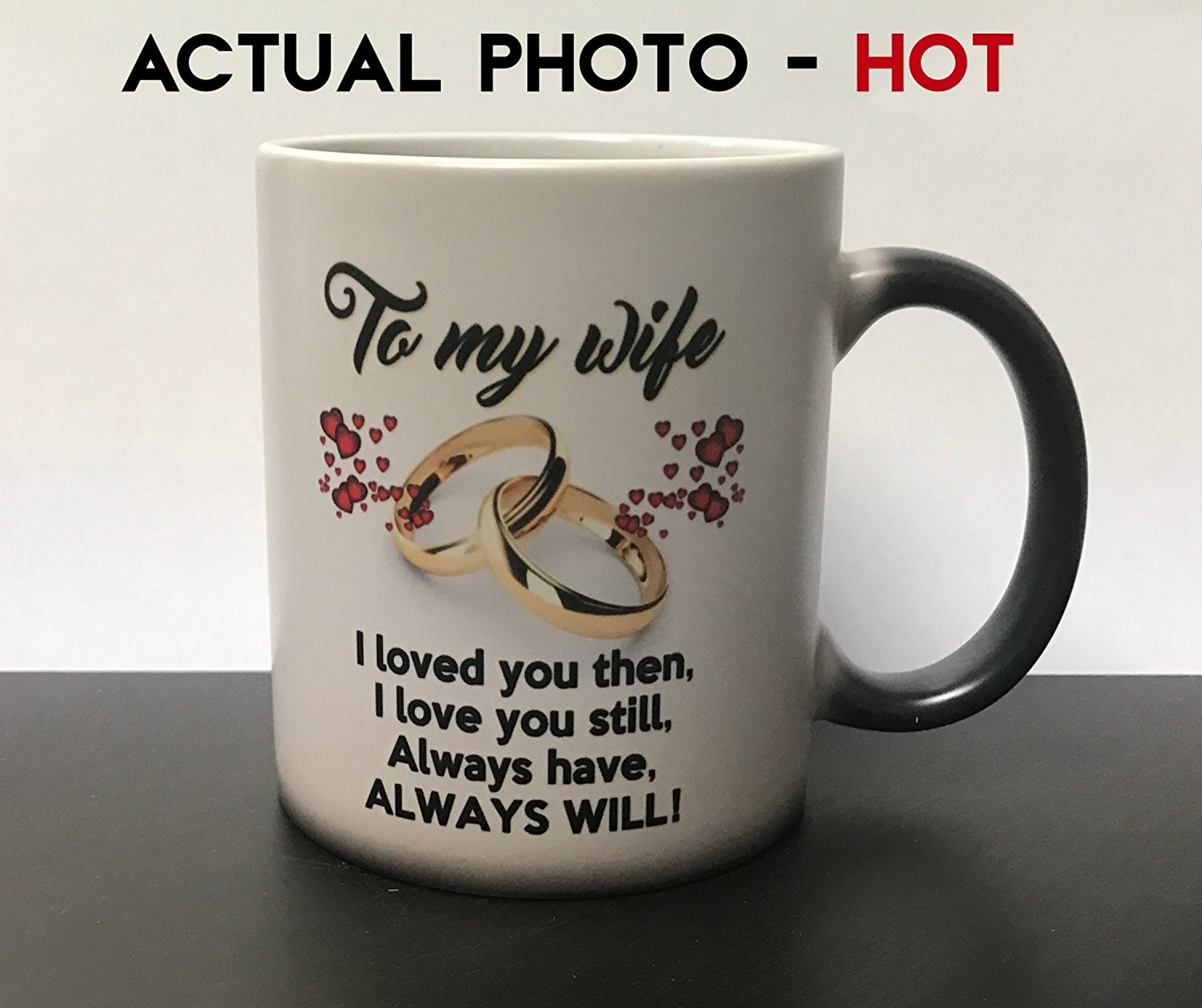 Wife Birthday Gifts
 Anniversary Present For Her Color Changing Coffee Mug to