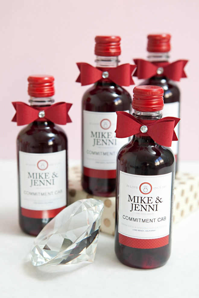 Wine Wedding Favors
 Learn how to make these chic wine bottle wedding favors