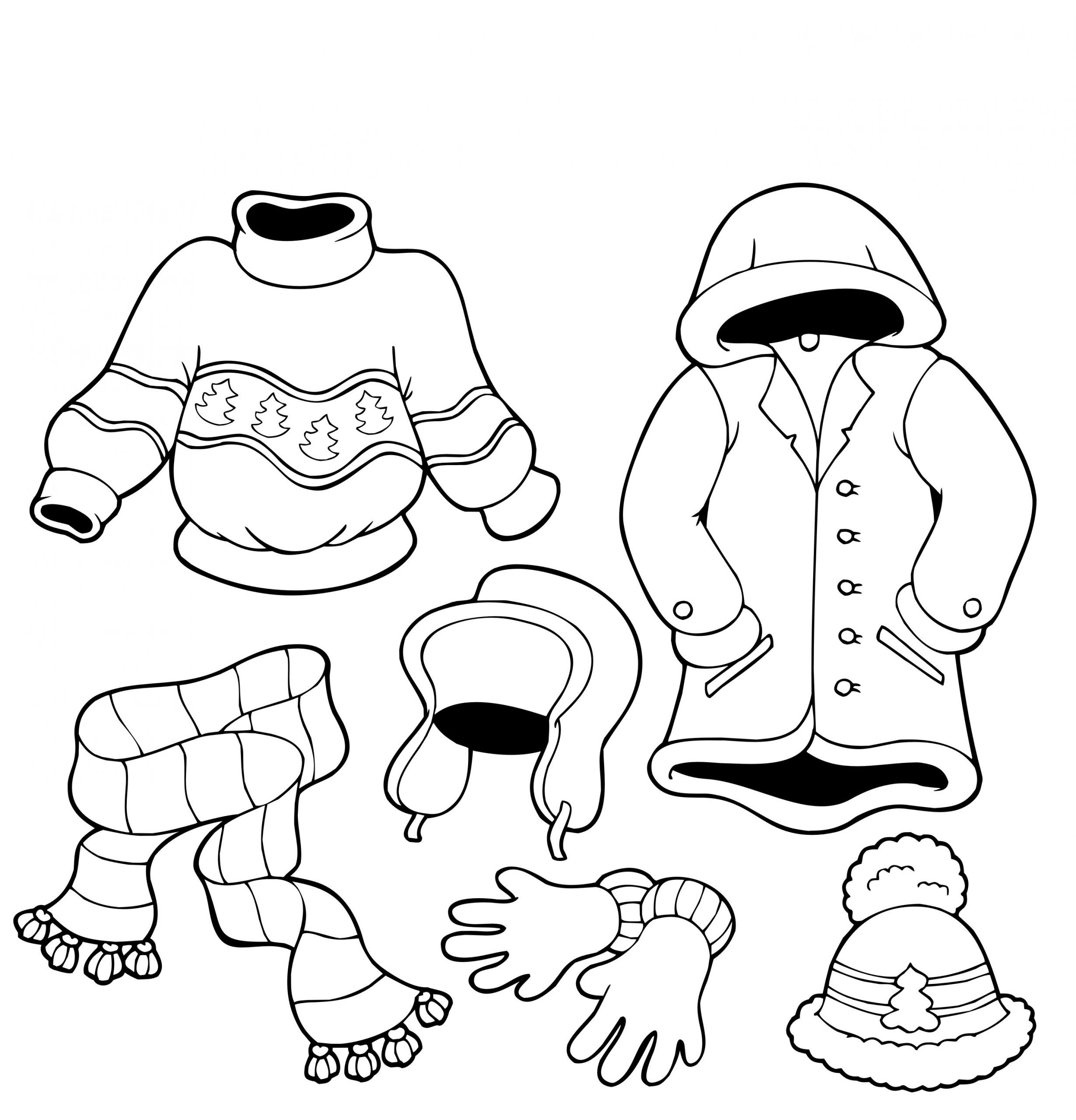 Winter Coloring Pages For Kids
 Free Printable Winter Coloring Pages For Kids