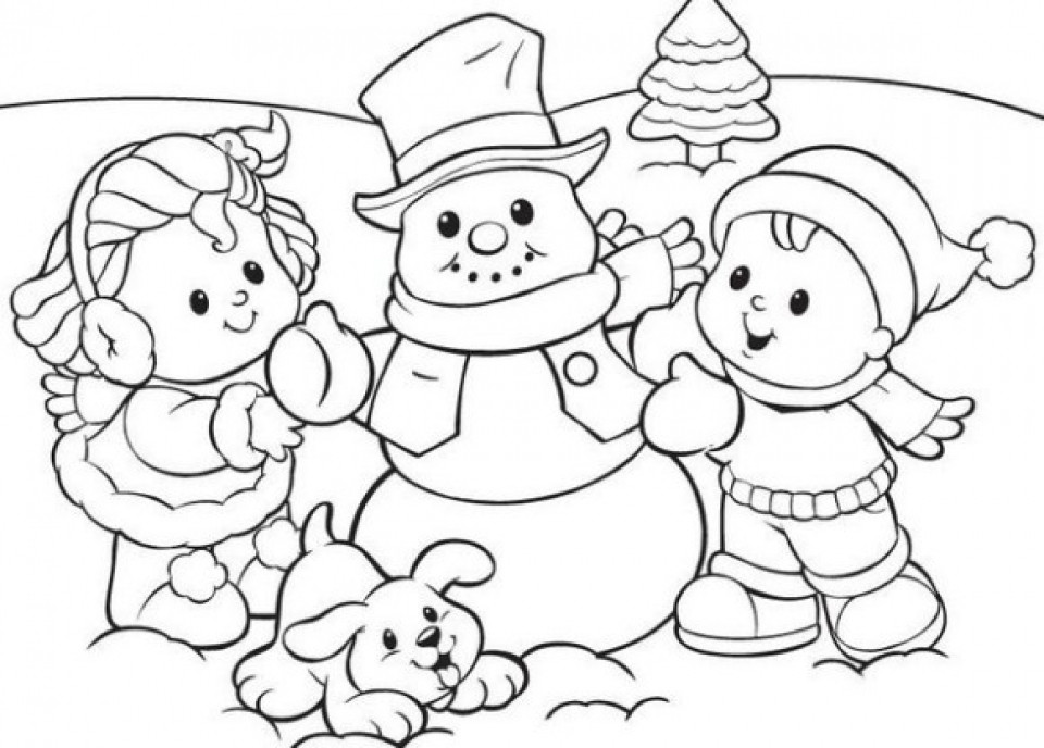 Winter Coloring Pages Printable
 20 Free Printable Winter Coloring Pages