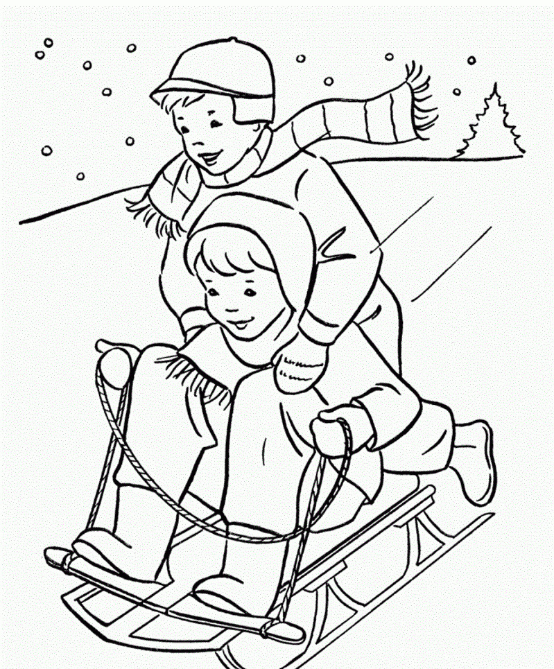 Winter Coloring Pages Printable
 Free Printable Winter Coloring Pages