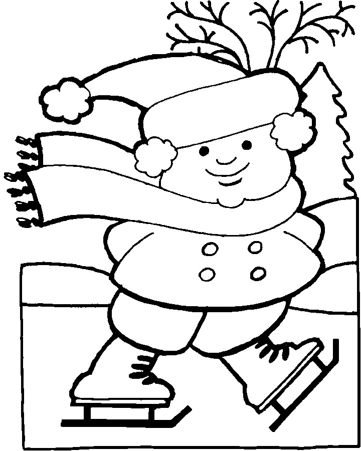 Winter Coloring Sheets For Kids
 s Winter Clothes Cliparts