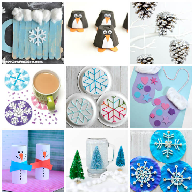 Winter Crafts For Children
 Easy Winter Kids Crafts That Anyone Can Make Happiness