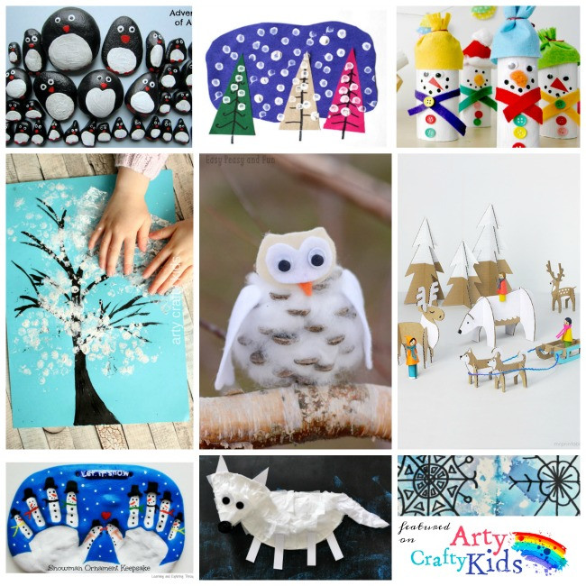 Winter Crafts For Children
 16 Easy Winter Crafts for Kids Arty Crafty Kids