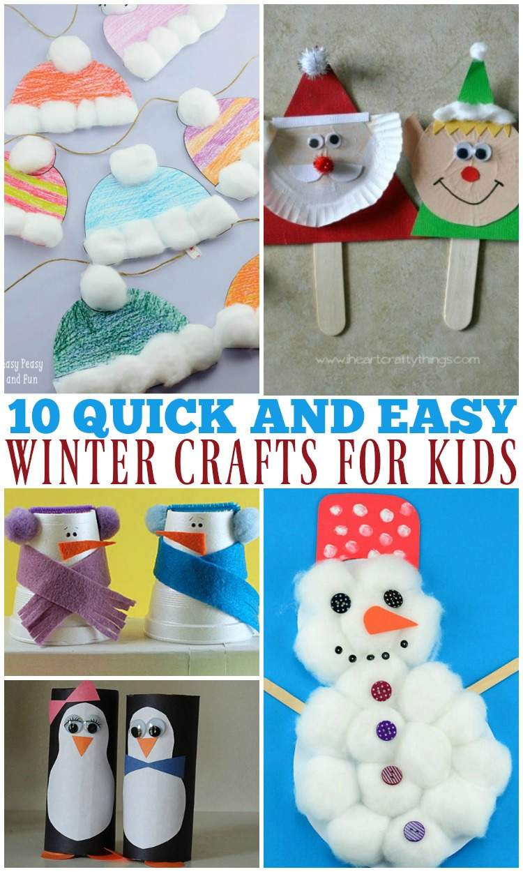 Winter Crafts Toddlers
 10 Simple and Quick Winter Crafts for Your Kids
