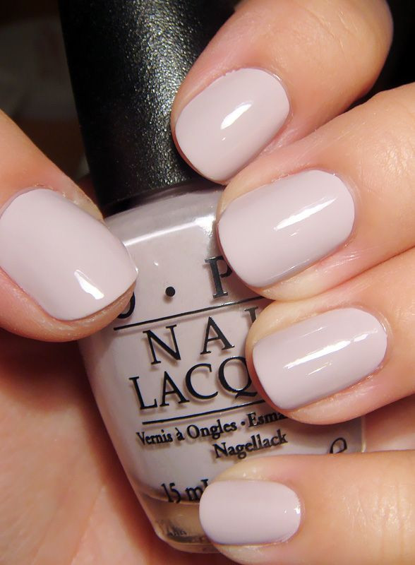 Winter Nail Colors For Pale Skin
 OPI – Steady As She Rose & Silver Shatter