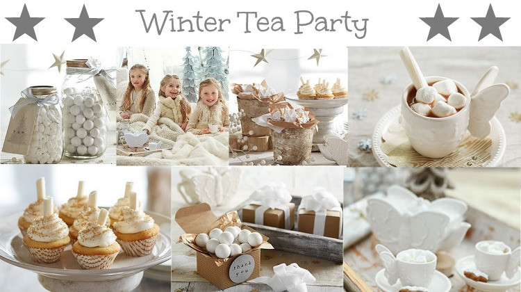 Winter Tea Party Ideas
 Winter Tea Party Rustic Baby Chic
