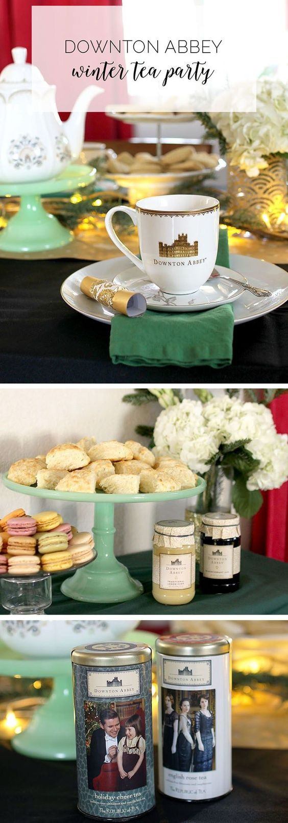 Winter Tea Party Ideas
 How to Host a Downton Abbey Winter Tea Party