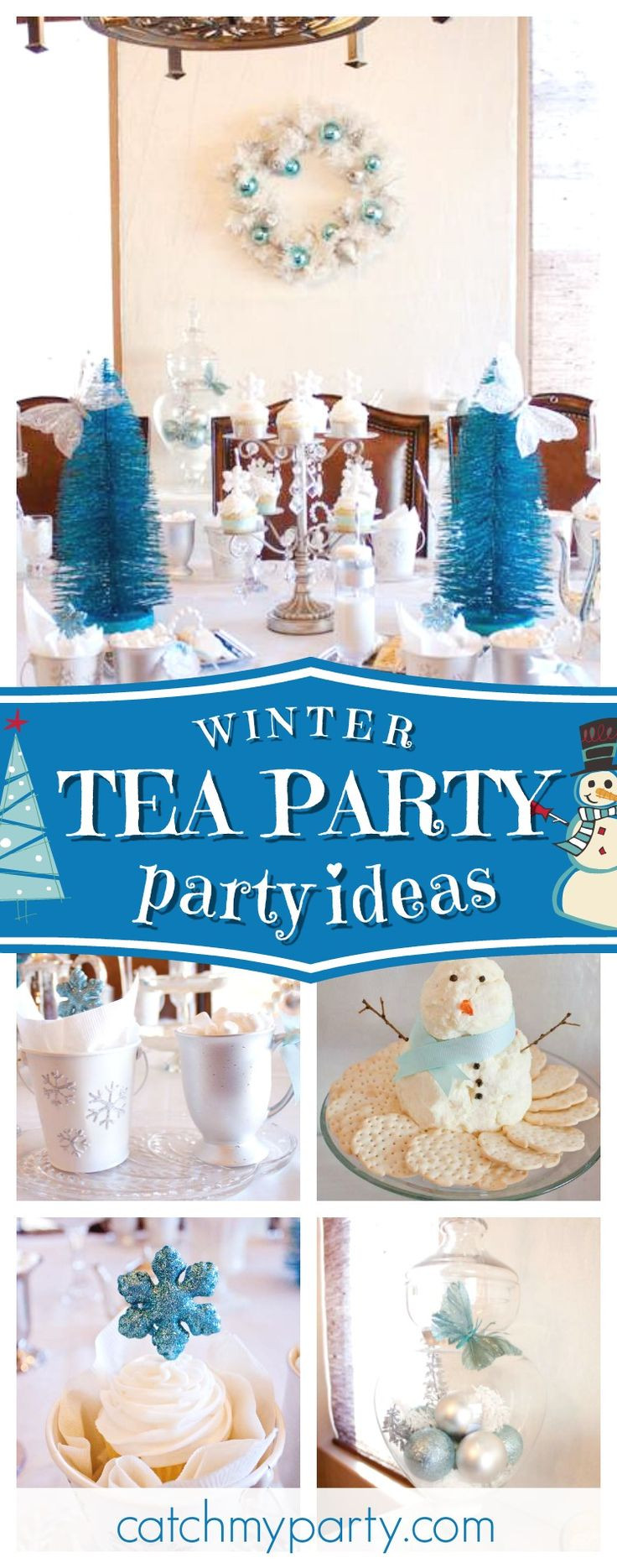 Winter Tea Party Ideas
 542 best Winter Party Ideas images on Pinterest