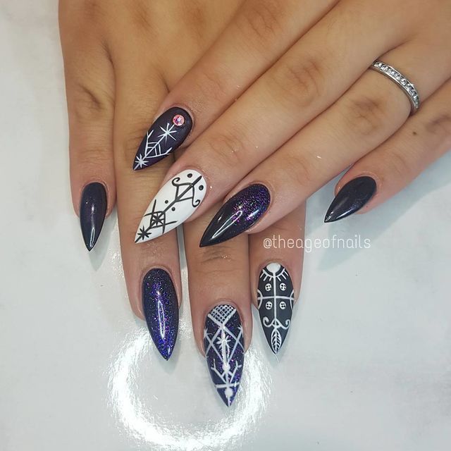 Witchy Nail Art
 54 Witch Nail Art Ideas To Enchant And Delight You