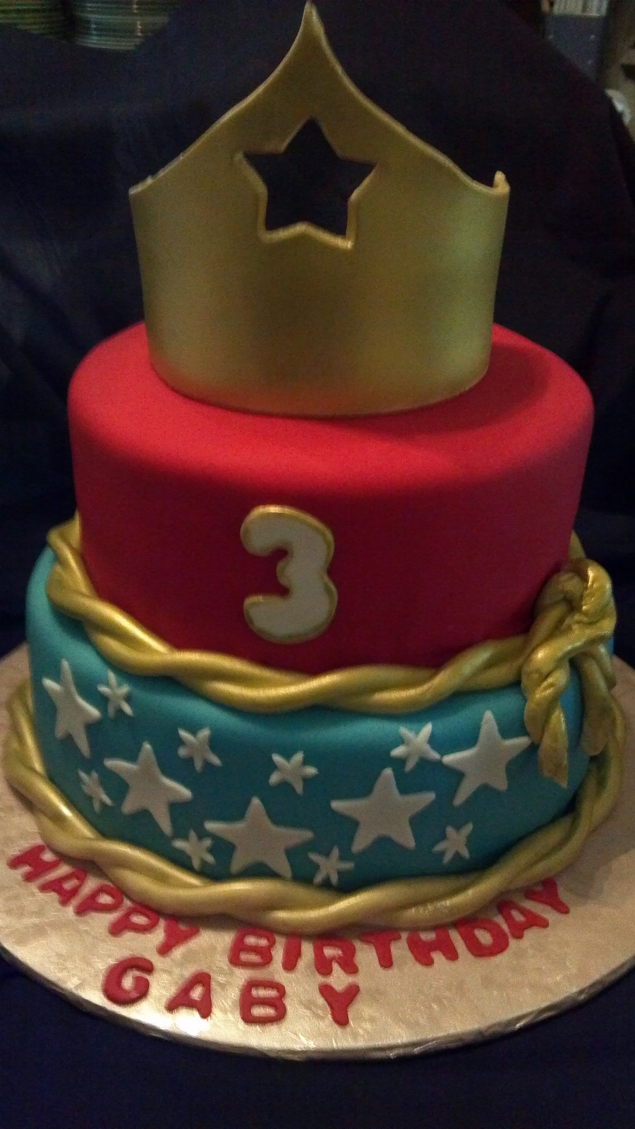 Woman Birthday Cake
 Wonder Woman Birthday Cake For A 3 Year Old Cake Covered