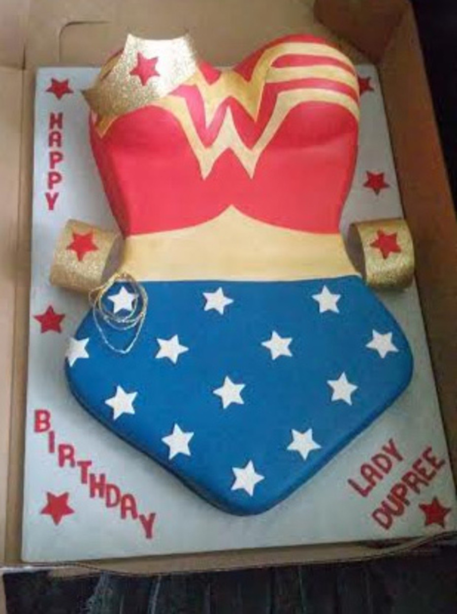 Woman Birthday Cake
 Wonder Woman Themed Birthday Cake CakeCentral
