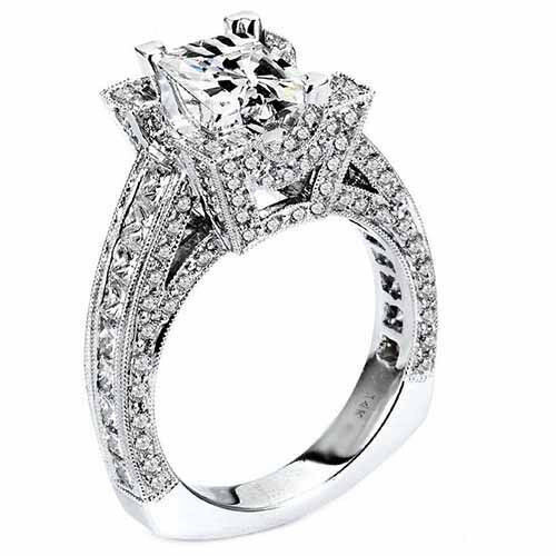 Womens Diamond Engagement Rings
 WOMENS DIAMOND ENGAGEMENT RING PRINCESS CUT 3 26 CARAT 14K
