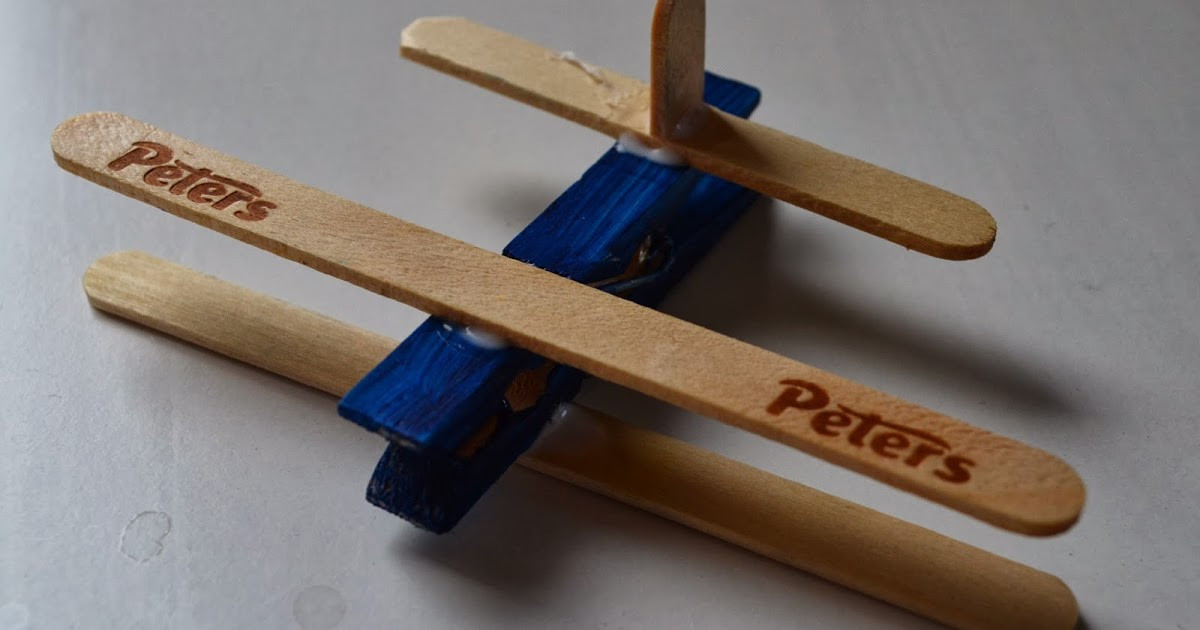 Wood Craft Projects For Kids
 crafternoon garden Easy Wooden Peg Aeroplanes