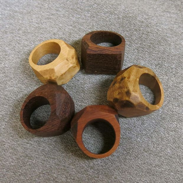 Wood Rings DIY
 Make a Chunky Wooden Ring Rings