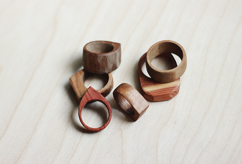 Wood Rings DIY
 Simple Wooden Rings The Merrythought