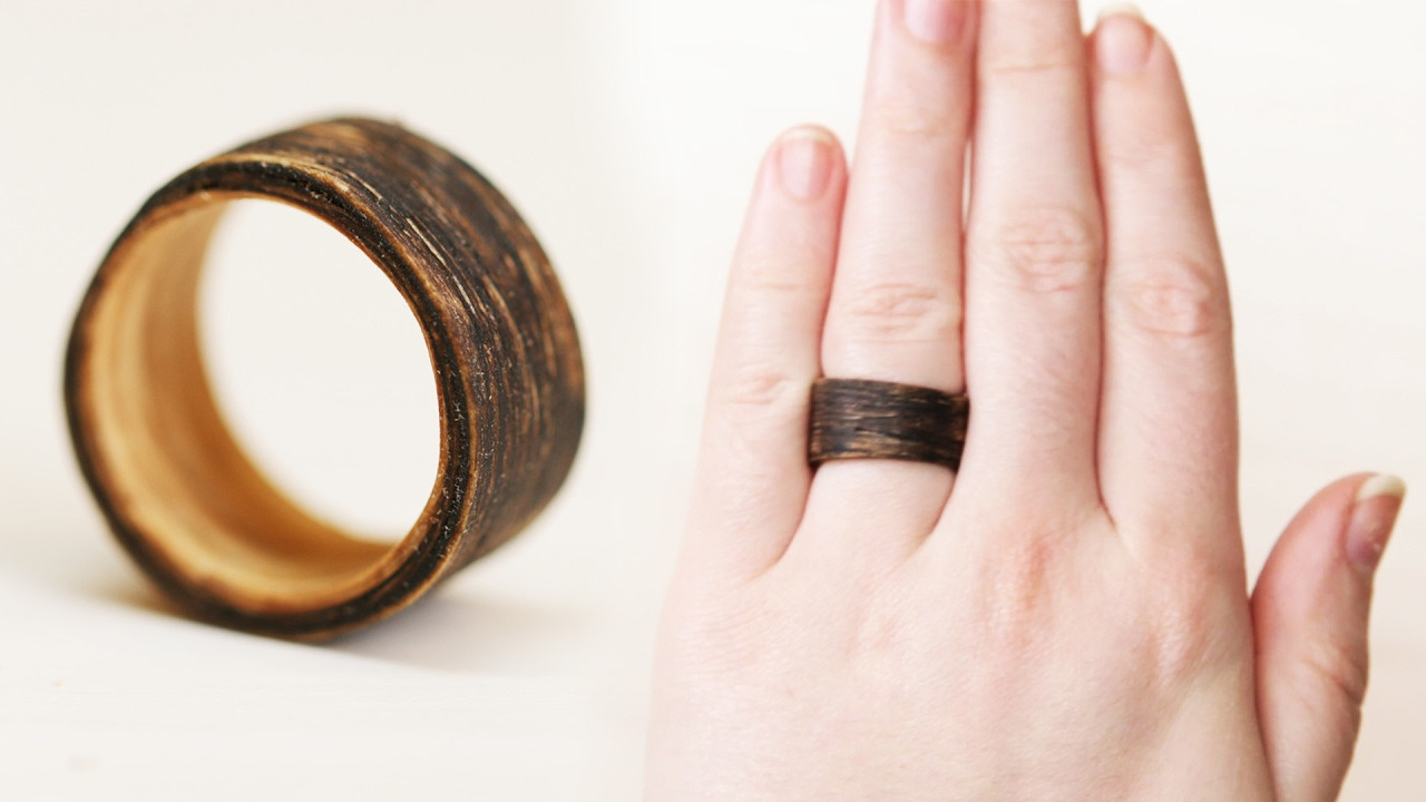 Wood Rings DIY
 DIY Two Tone Wooden Ring