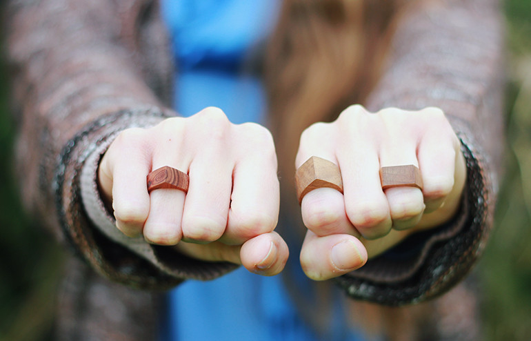 Wood Rings DIY
 Simple Wooden Rings The Merrythought