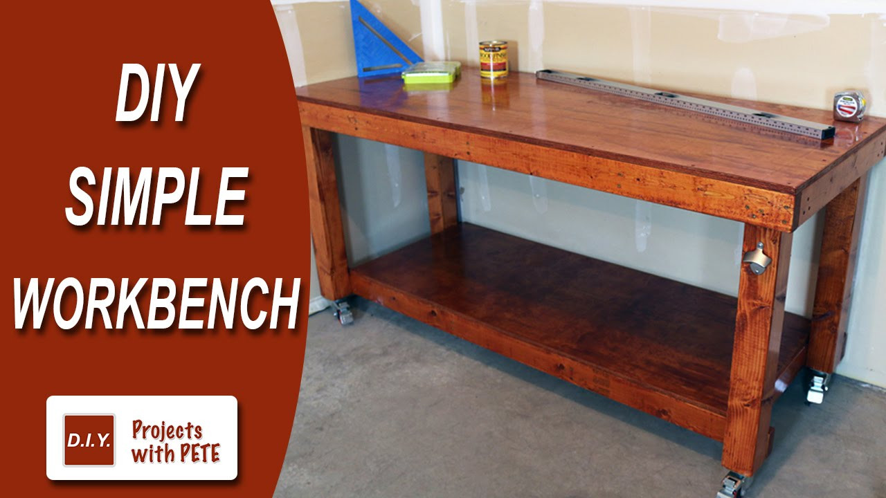 Wood Workbench DIY
 DIY Simple Workbench Woodworking Bench