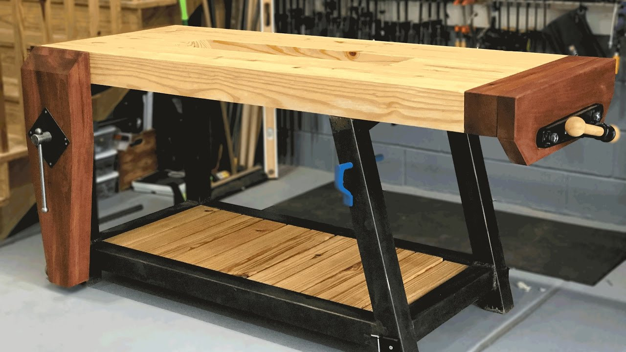 Wood Workbench DIY
 Ultimate Woodworking Workbench Build