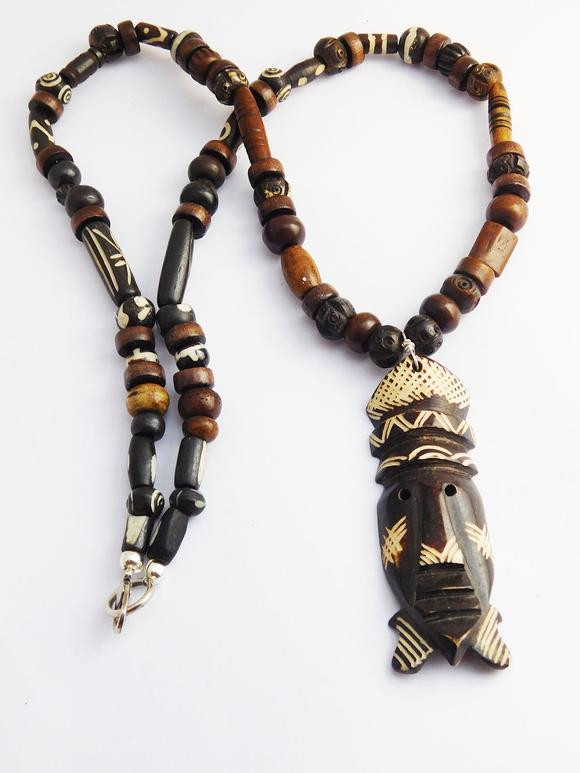 Wooden African Necklace
 Men African & Ethnic Necklaces – The Blacker The Berry