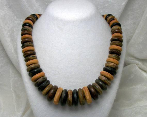 Wooden African Necklace
 Unavailable Listing on Etsy