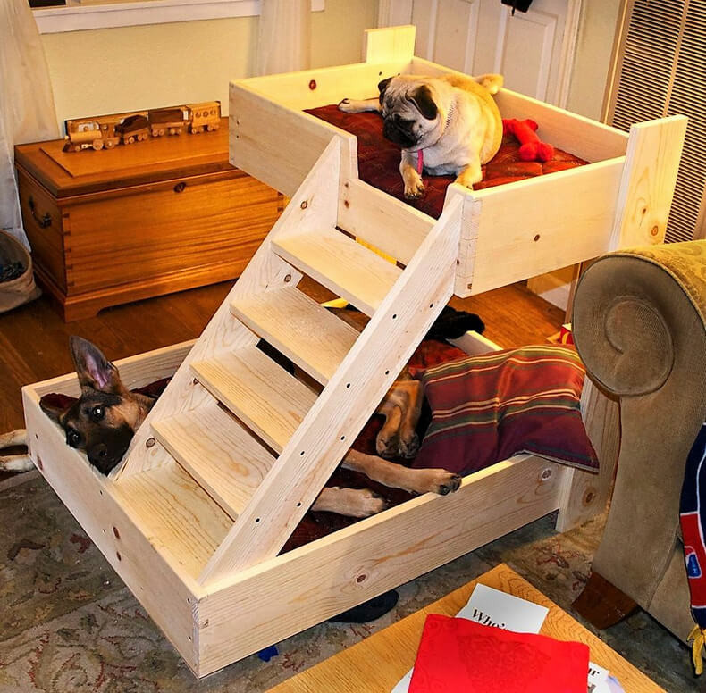 Wooden Dog Beds DIY
 50 DIY Ideas for Wood Pallet Dog Beds