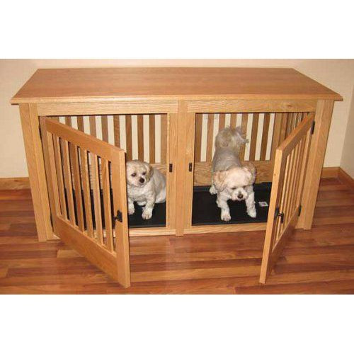 Wooden Dog Crate DIY
 Double Wood Dog Crate Small
