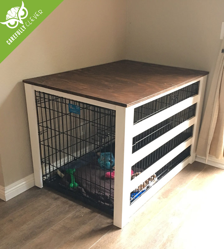 Wooden Dog Crate DIY
 DIY Dog Crate Cover