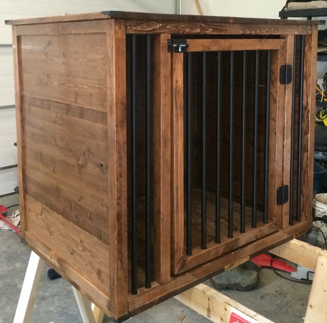 Wooden Dog Crate DIY
 Indoor large dog crate … Dog Beds